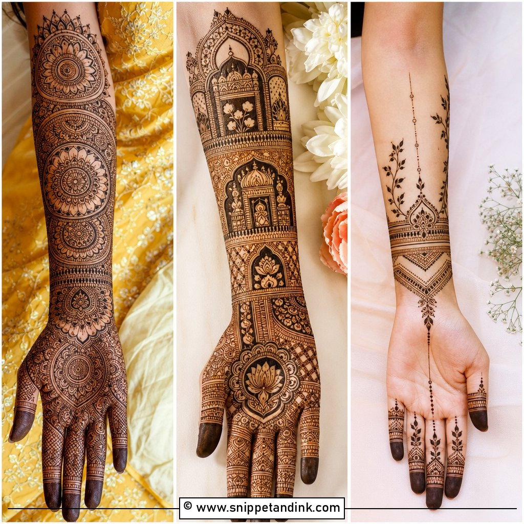 35 Latest Full Hand Mehndi Designs for Stunning Brides