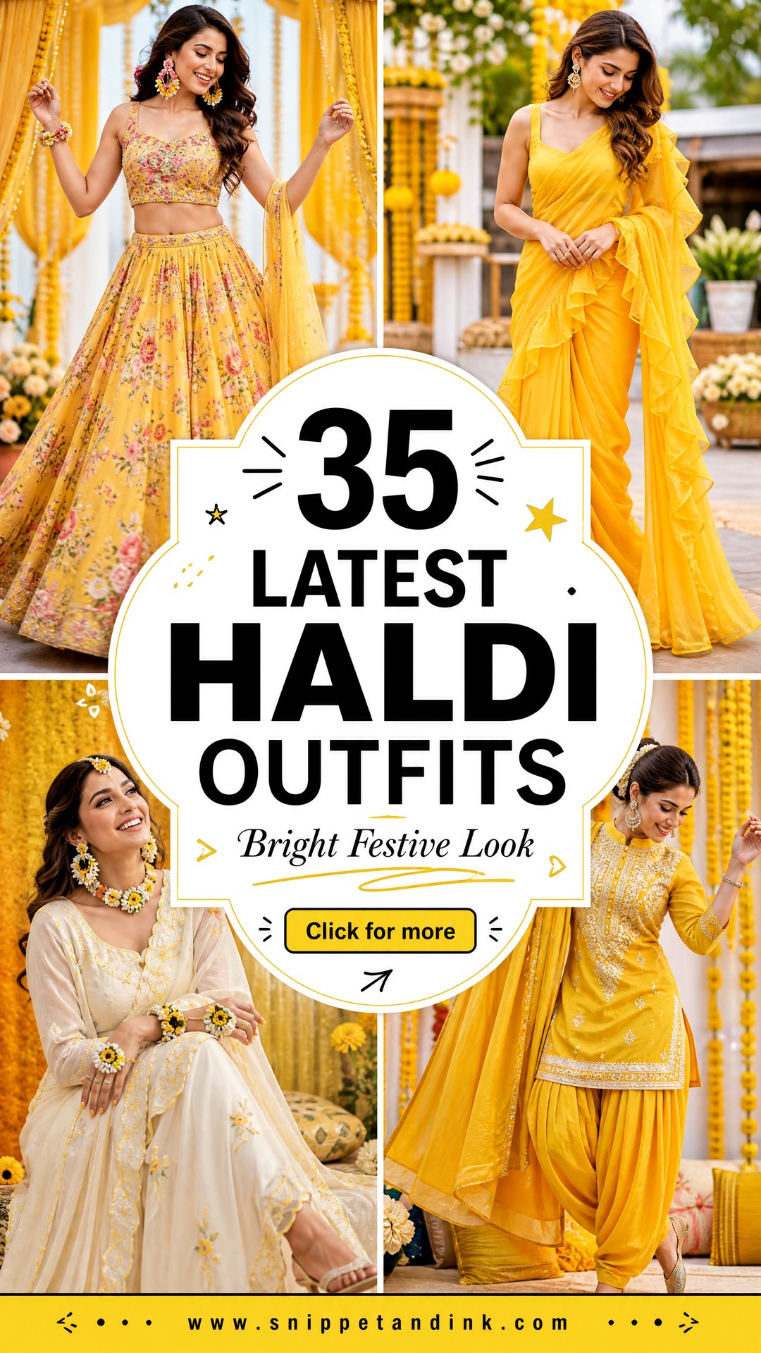 35 Latest Haldi Outfits for a Bright Festive Look - 35 Latest Haldi Outfits for a Bright Festive Look