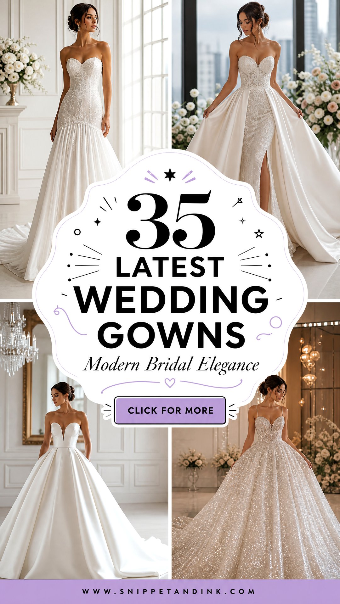 35 Latest Wedding Gowns for Modern Bridal Elegance - 35 Latest Wedding Gowns for Modern Bridal Elegance