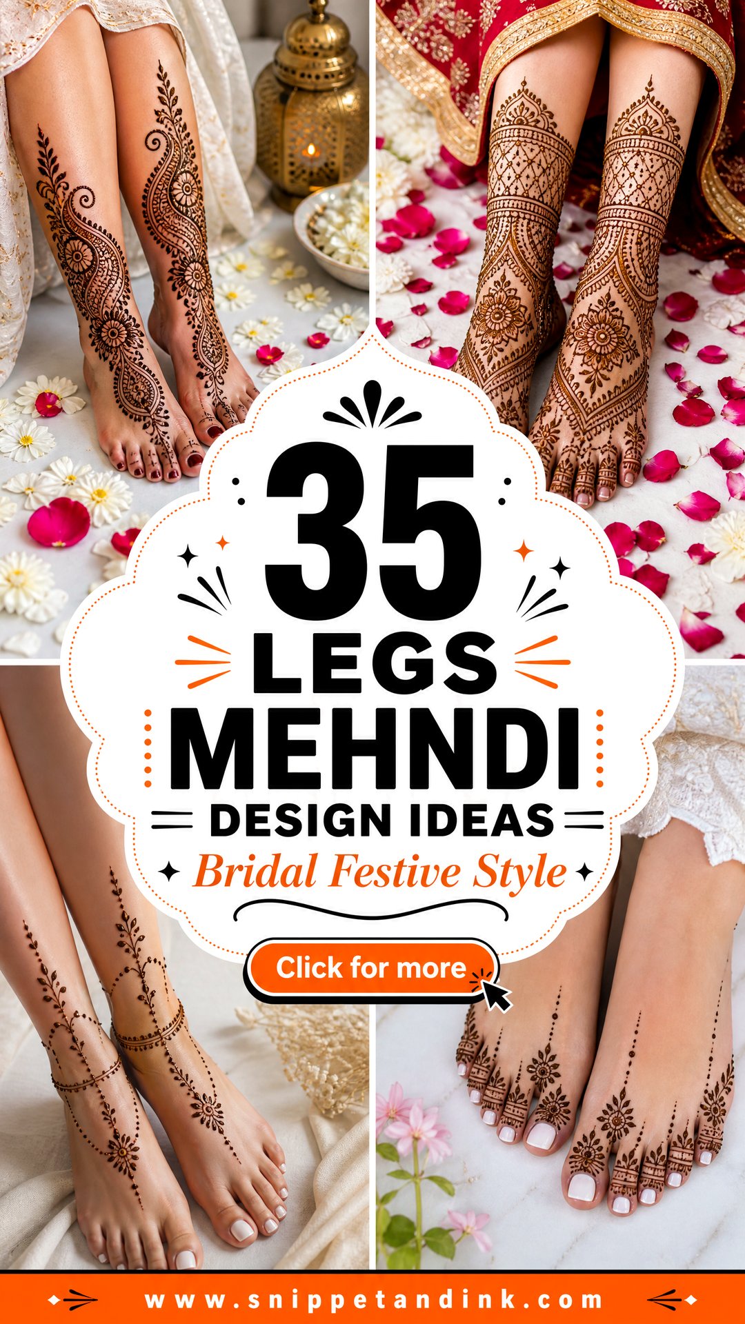 35 Legs Mehndi Design Ideas for Bridal and Festive Style - 35 Legs Mehndi Design Ideas for Bridal and Festive Style