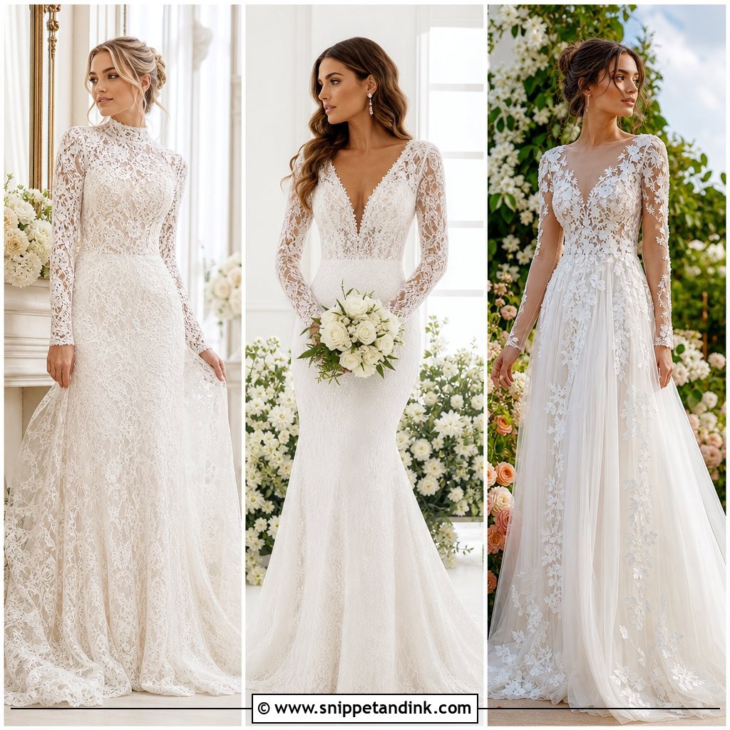 35 Long Sleeve Wedding Dress Ideas