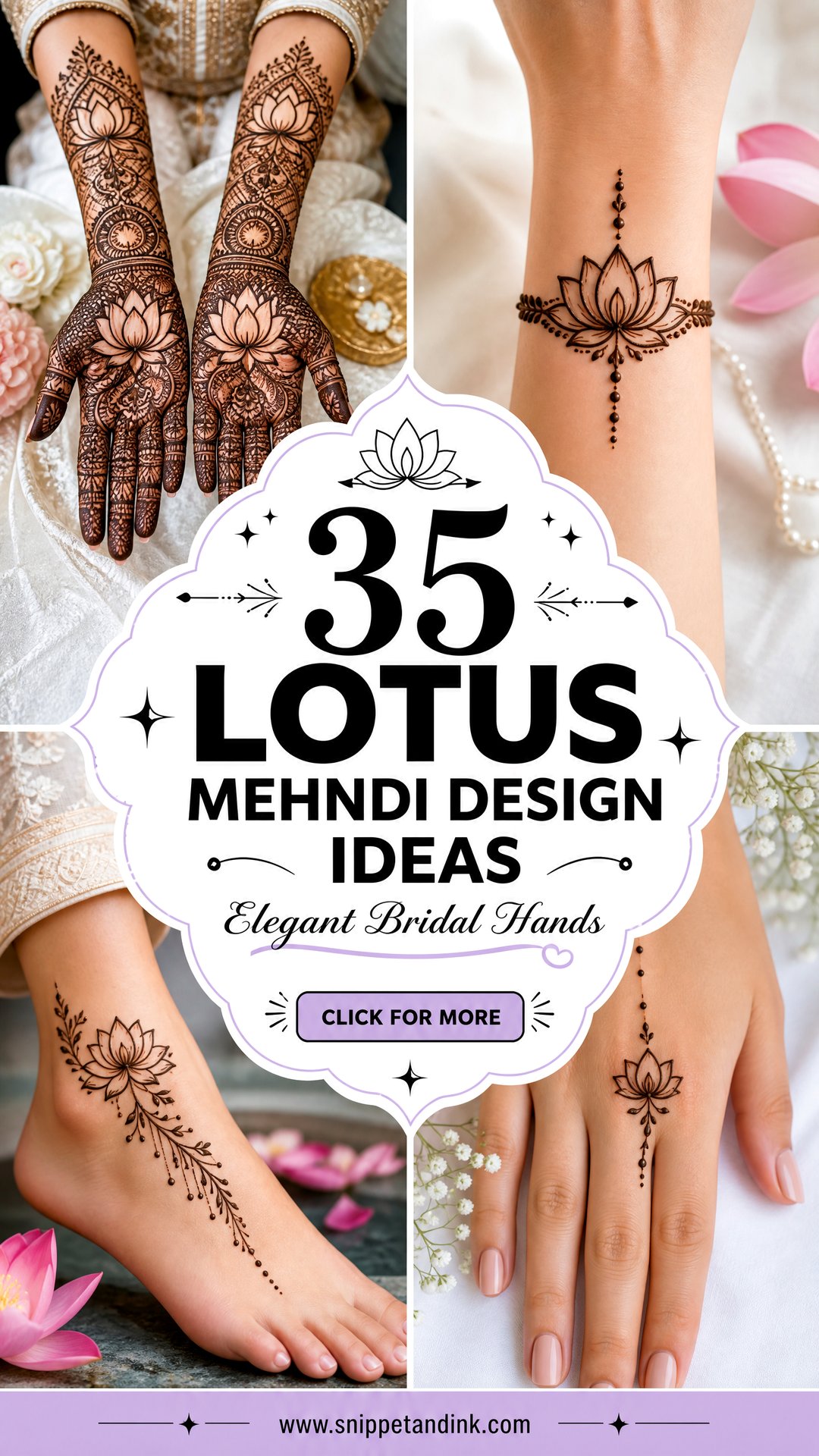 35 Lotus Mehndi Design Ideas for Elegant Bridal Hands Today - 35 Lotus Mehndi Design Ideas for Elegant Bridal Hands Today