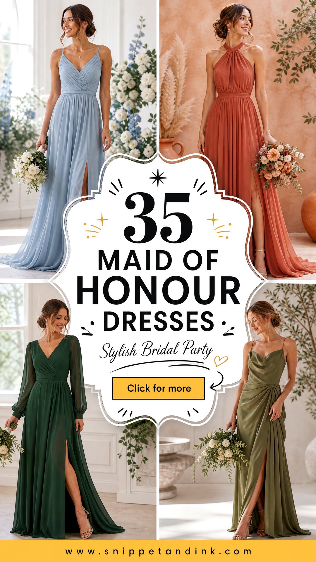 35 Maid of Honour Dresses for a Stylish Bridal Party - 35 Maid of Honour Dresses for a Stylish Bridal Party