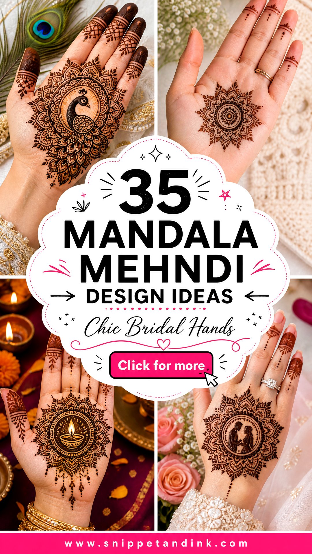 35 Mandala Mehndi Design Ideas for Chic Bridal Hands Now - 35 Mandala Mehndi Design Ideas for Chic Bridal Hands Now