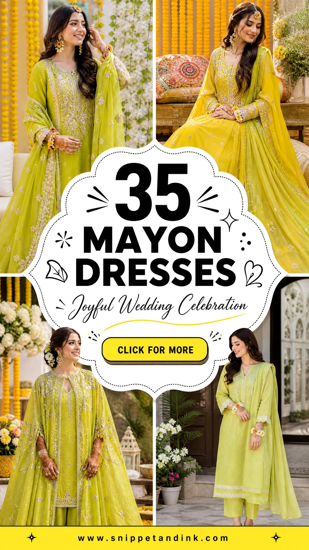 35 Mayon Dresses for a Joyful Pre-Wedding Celebration - 35 Mayon Dresses for a Joyful Pre-Wedding Celebration