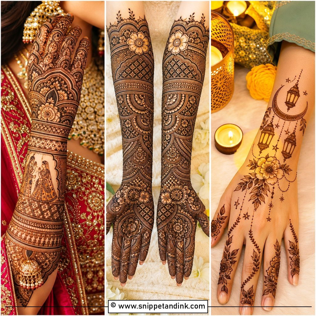 35 Mehndi Art Designs for Modern Brides and Festivals