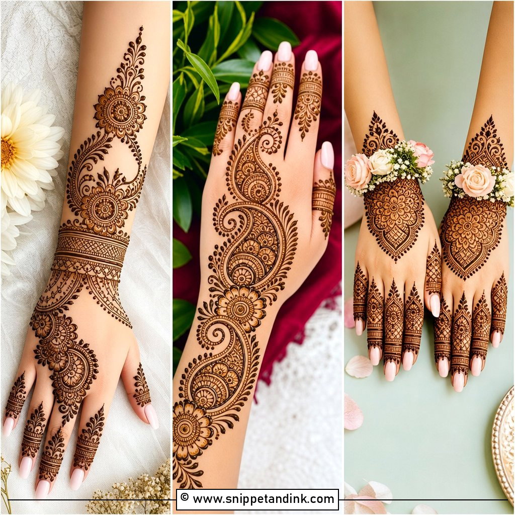 35 Mehndi Designs 2025 Brides Need for Festive Looks
