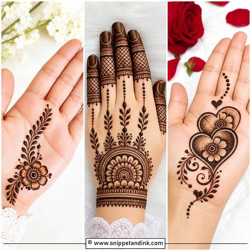 35 Mehndi Designs for Beginners to Try With Confidence