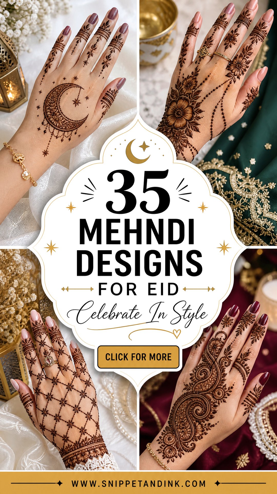 35 Mehndi Designs for Eid to Celebrate in Style - 35 Mehndi Designs for Eid to Celebrate in Style