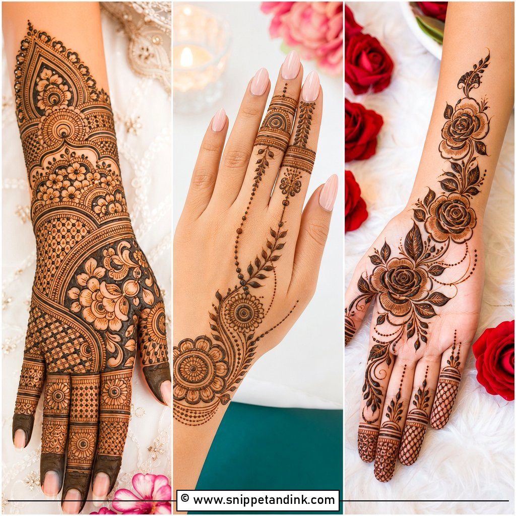 35 Mehndi Designs for Hands That Look Beautiful