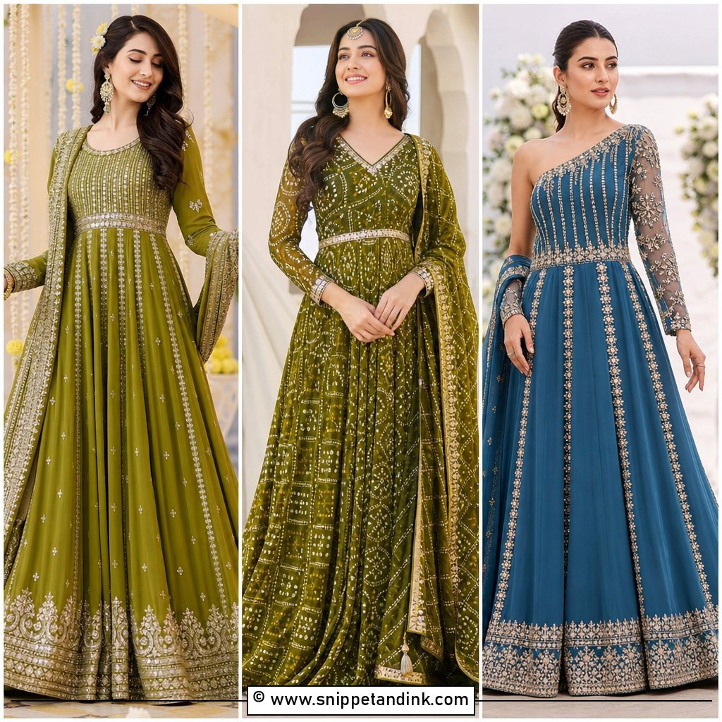 35 Mehndi Dress for Bride Ideas for a Radiant Look