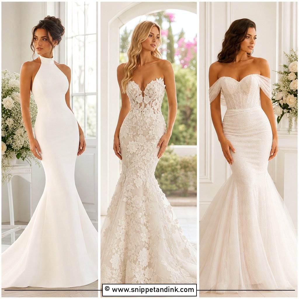 35 Mermaid Wedding Dresses for Glamorous Bridal Style