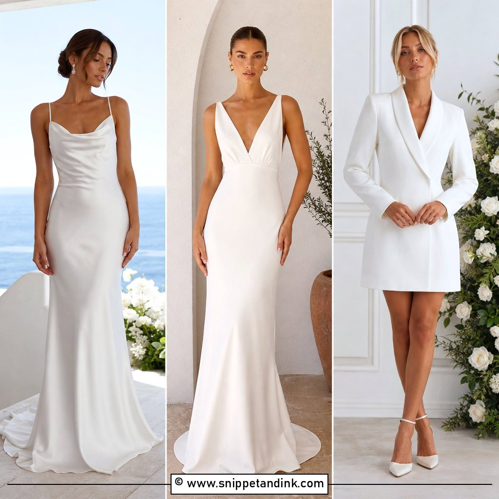 35 Minimal Wedding Dress Ideas for Chic Modern Brides