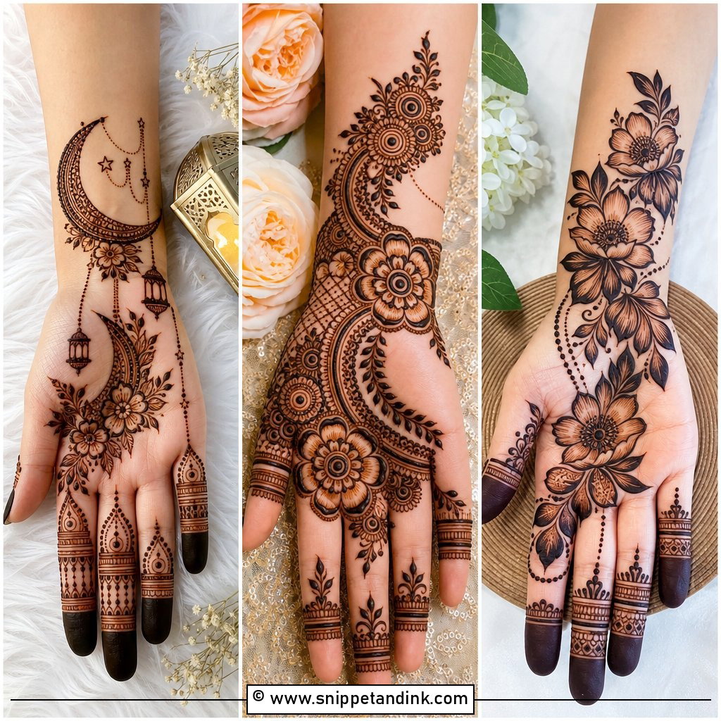 35 Modern Front Hand Mehndi Designs for Trendy Hands