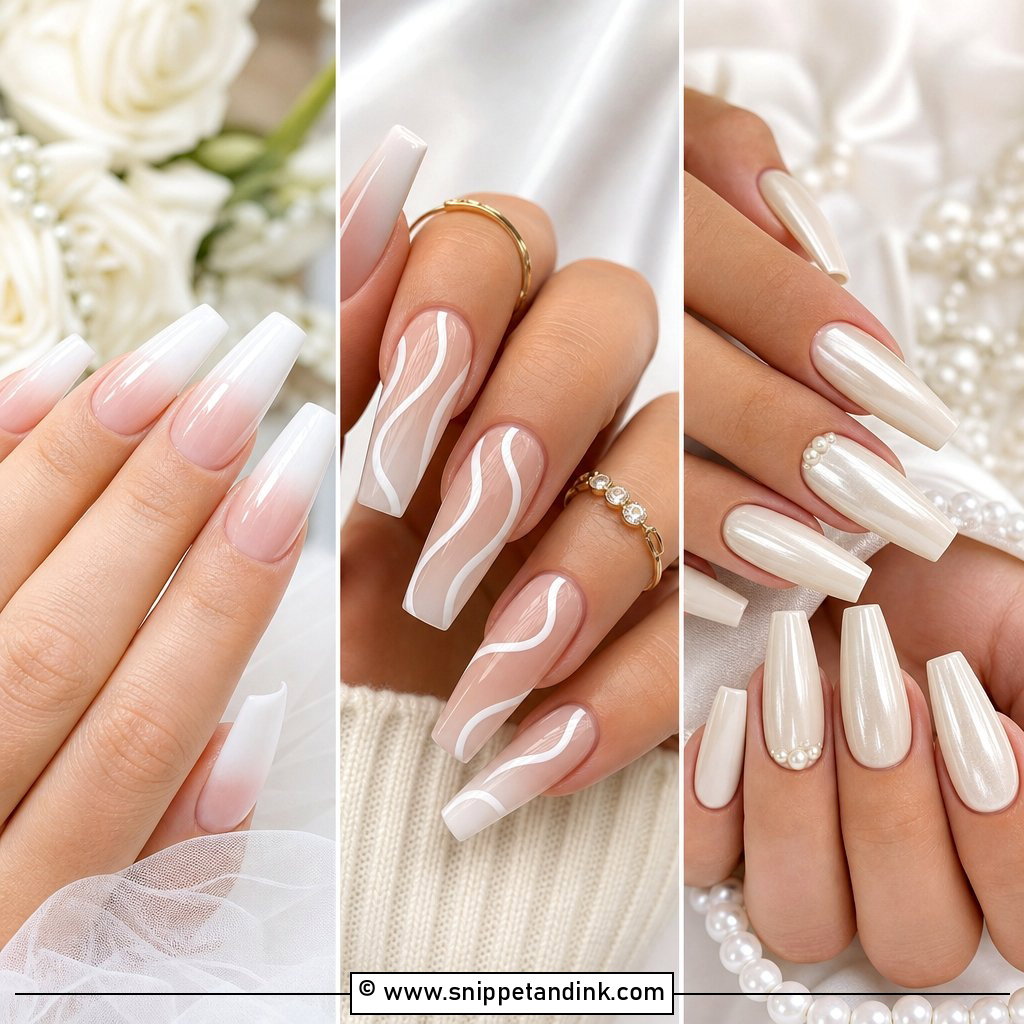 35 Nail Art Wedding Ideas for a Picture-Perfect Manicure