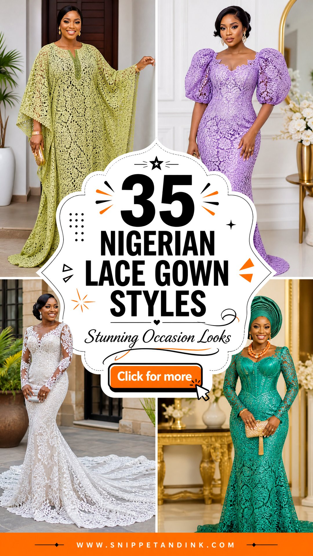 35 Nigerian Lace Gown Styles For Stunning Occasion Looks - 35 Nigerian Lace Gown Styles For Stunning Occasion Looks