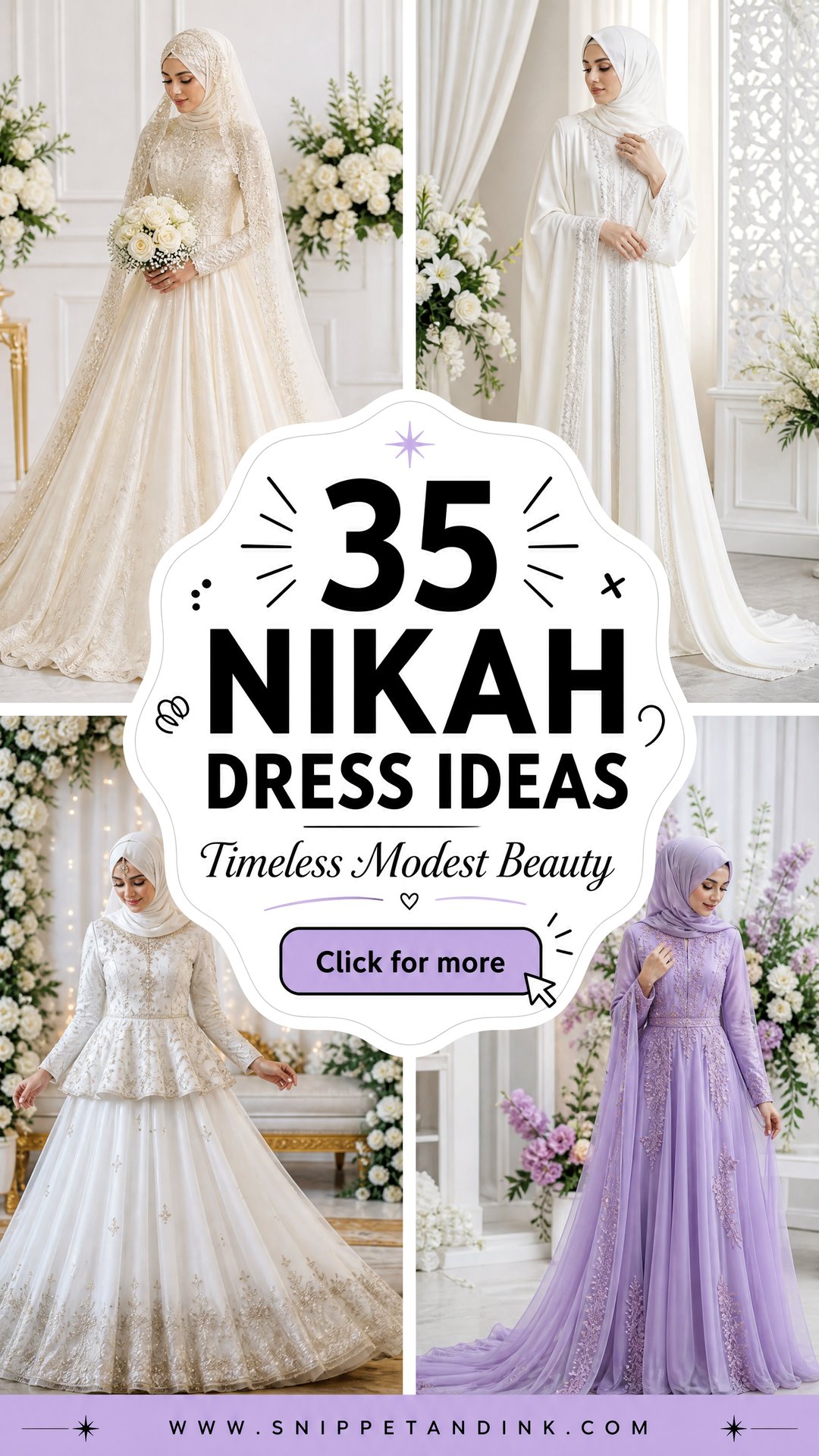 35 Nikah Dress Ideas For Timeless Modest Bridal Beauty - 35 Nikah Dress Ideas For Timeless, Modest Bridal Beauty
