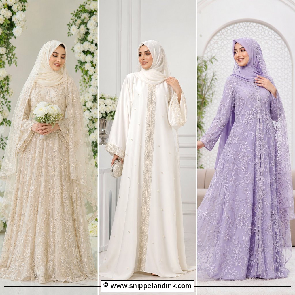 35 Nikah Dress Ideas For Timeless Modest Bridal Beauty