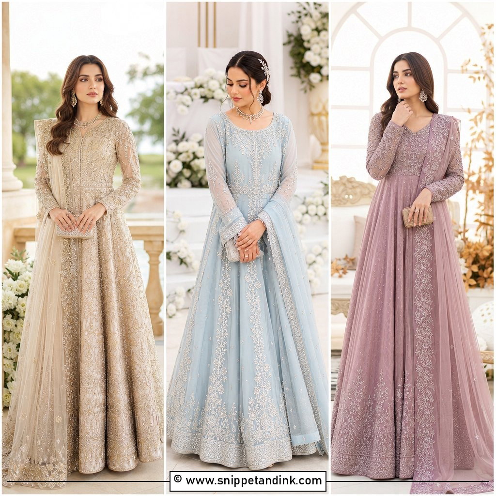 35 Nikkah Outfit Ideas For Soft Elegant Bridal Looks