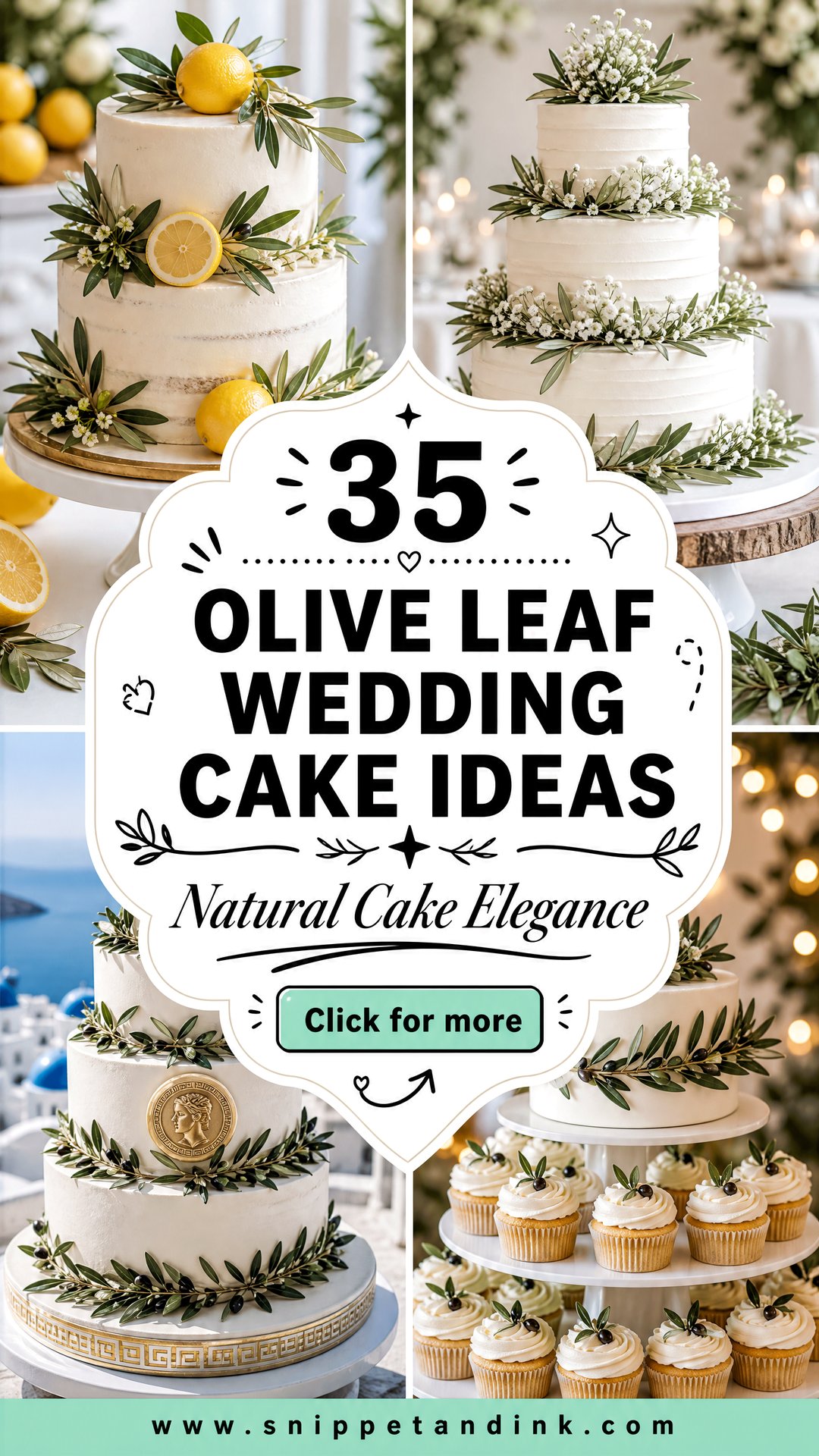 35 Olive Leaf Wedding Cake Ideas For Natural Elegance - 35 Olive Leaf Wedding Cake Ideas For Natural Elegance