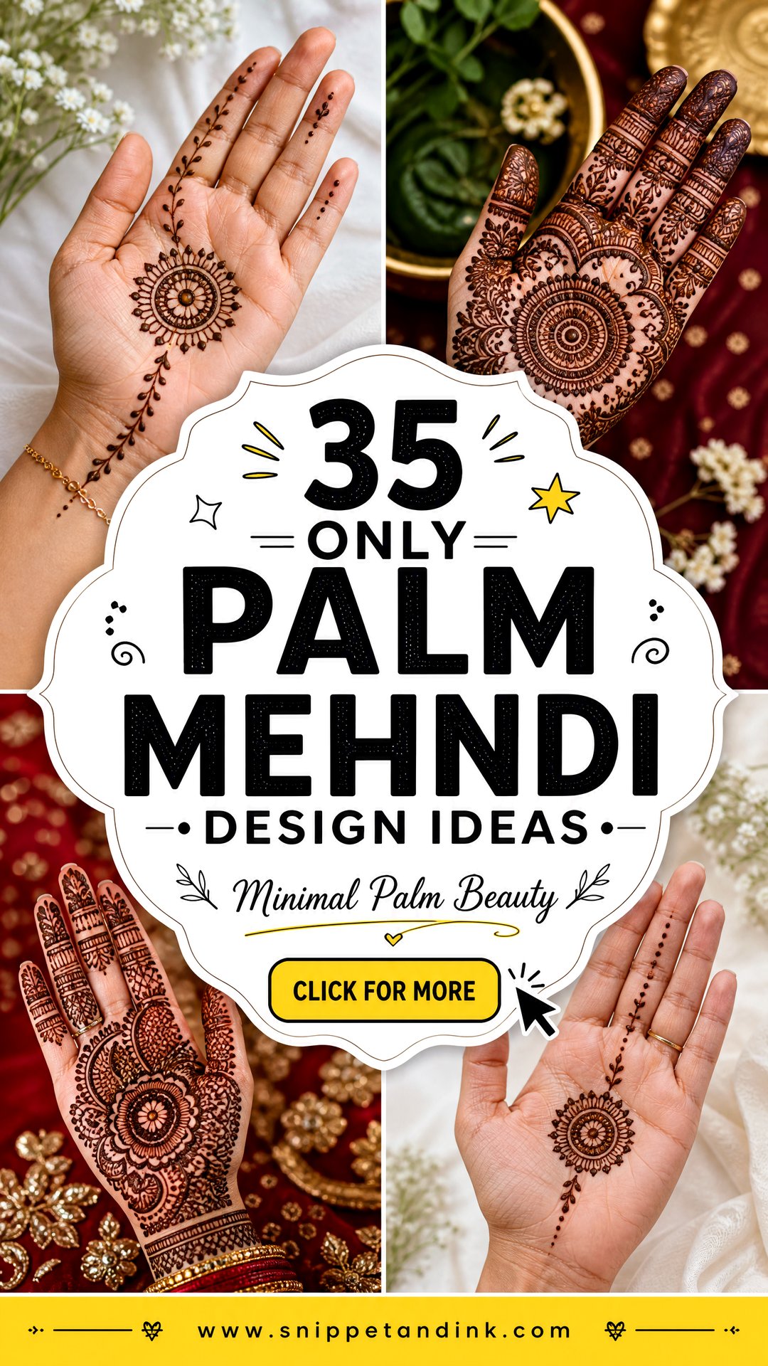 35 Only Palm Mehndi Design Ideas For Minimal Beauty - 35 Only Palm Mehndi Design Ideas For Minimal Beauty