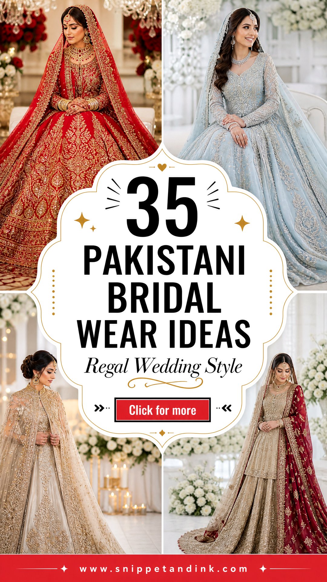 35 Pakistani Bridal Wear Ideas For Regal Wedding Style - 35 Pakistani Bridal Wear Ideas For Regal Wedding Style