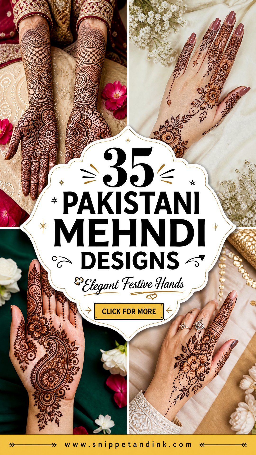 35 Pakistani Mehndi Designs For Elegant Traditional Looks - 35 Pakistani Mehndi Designs For Elegant Traditional Looks