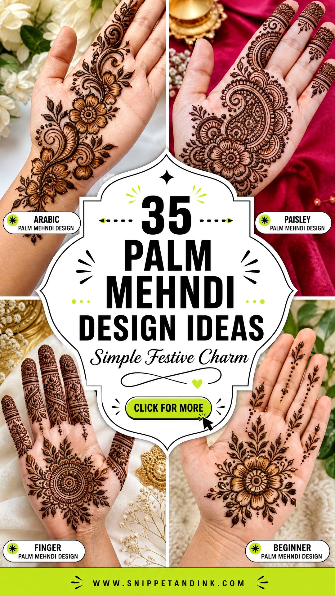 35 Palm Mehndi Design Ideas For Simple Festive Charm - 35 Palm Mehndi Design Ideas For Simple Festive Charm