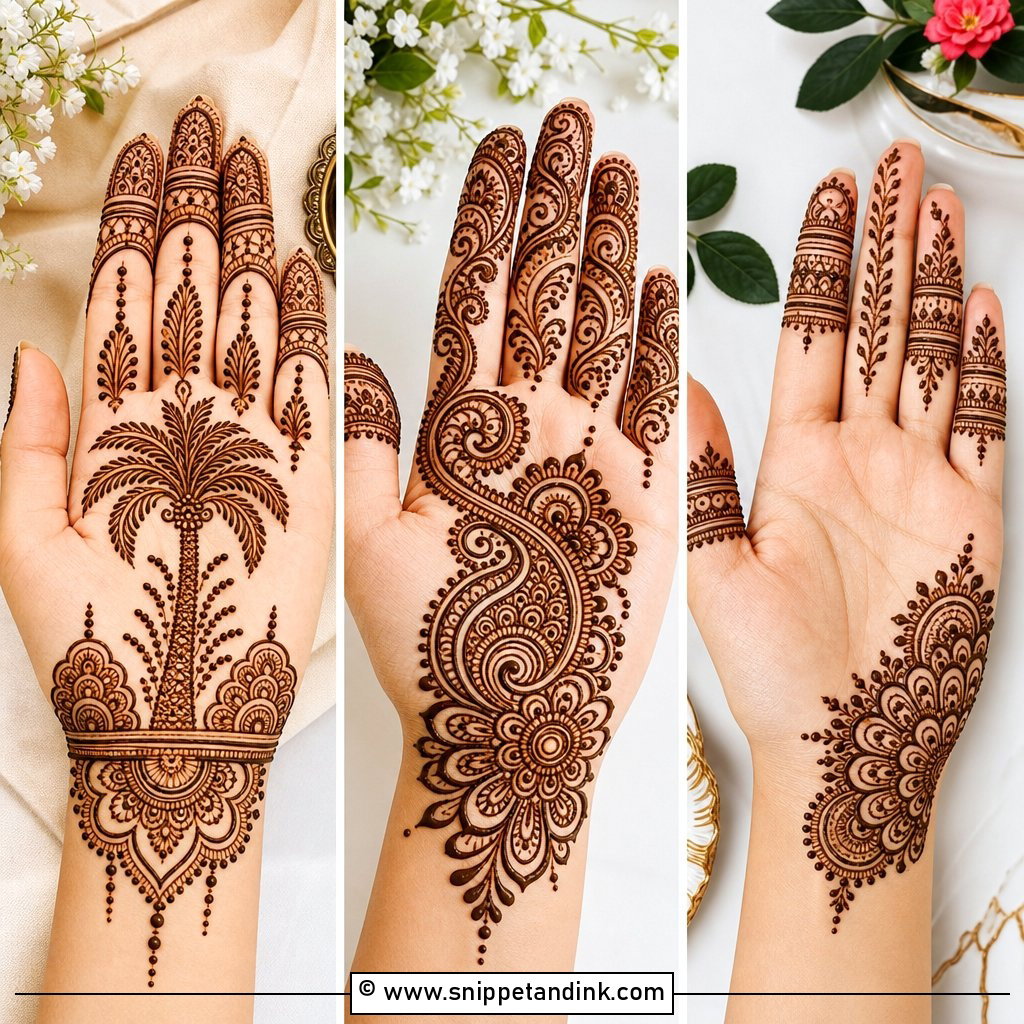 35 Palm Mehndi Design Ideas For Simple Festive Charm