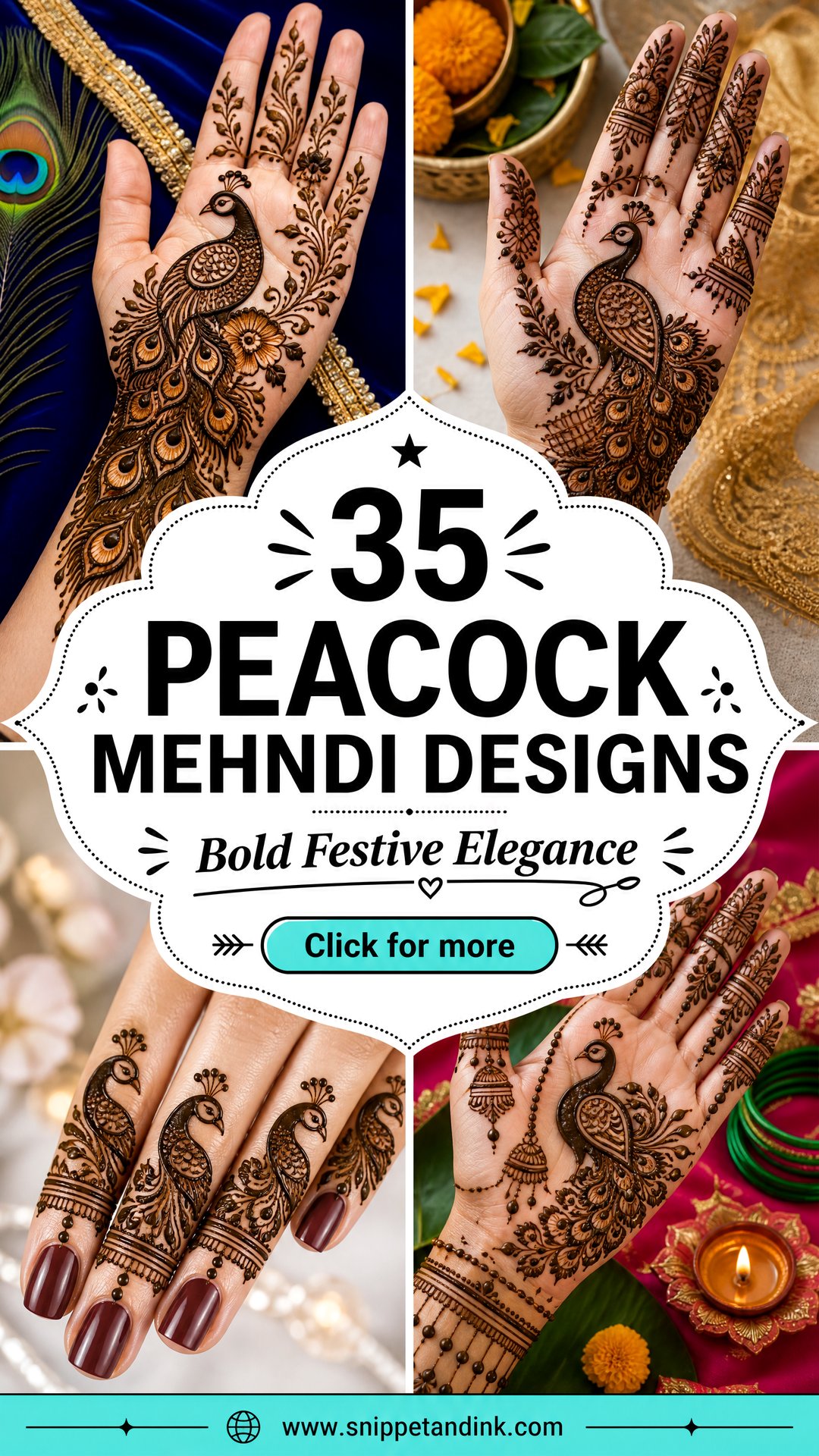 35 Peacock Mehndi Designs For Bold Festive Elegance - 35 Peacock Mehndi Designs For Bold Festive Elegance