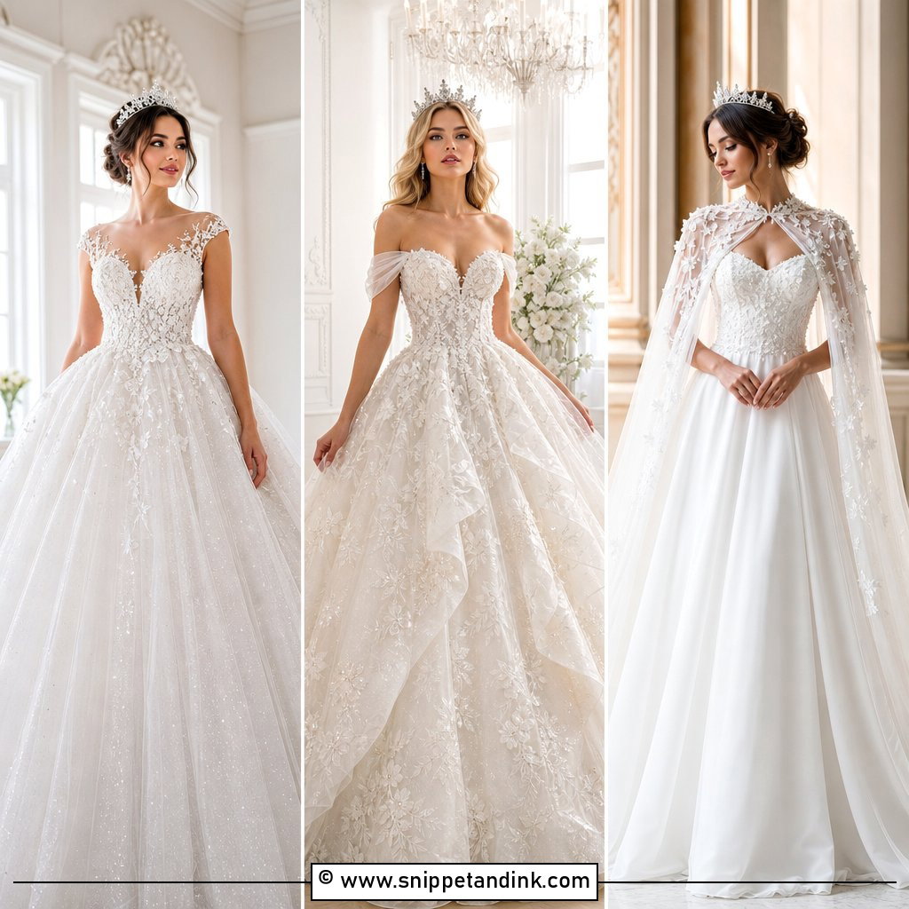 35 Princess Wedding Dress Ideas for Fairytale Brides