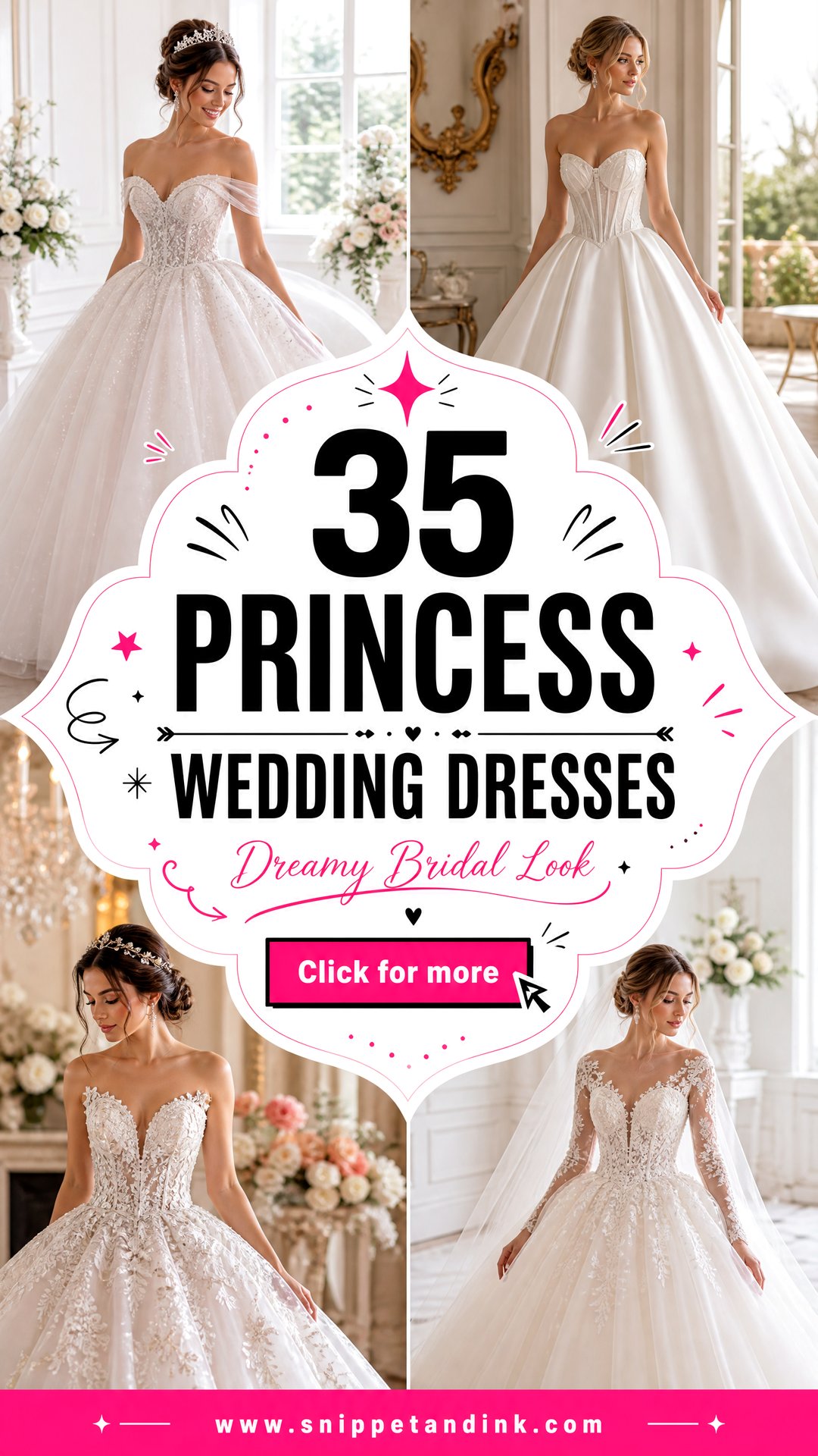 35 Princess Wedding Dresses for a Dreamy Bridal Look Today - 35 Princess Wedding Dresses for a Dreamy Bridal Look Today