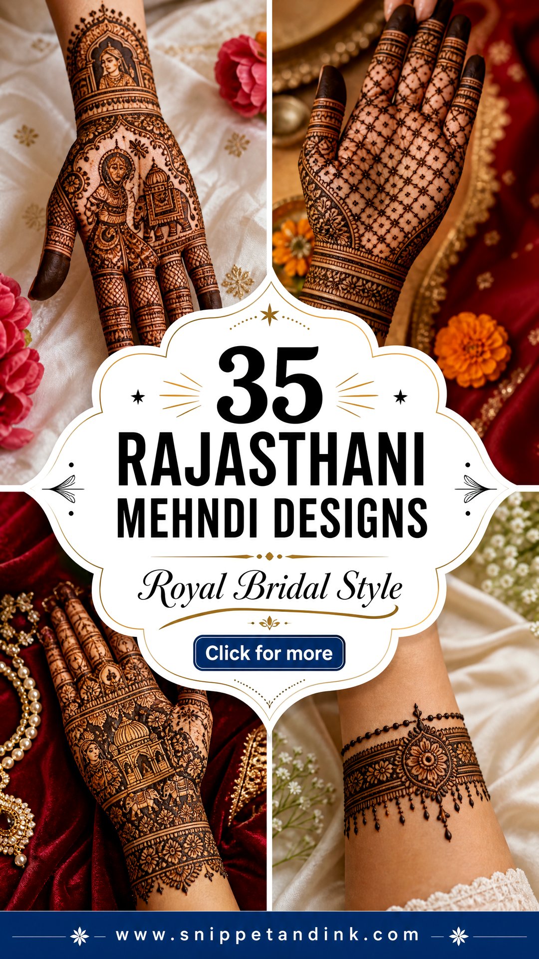 35 Rajasthani Mehndi Designs For Royal Bridal Style - 35 Rajasthani Mehndi Designs For Royal Bridal Style