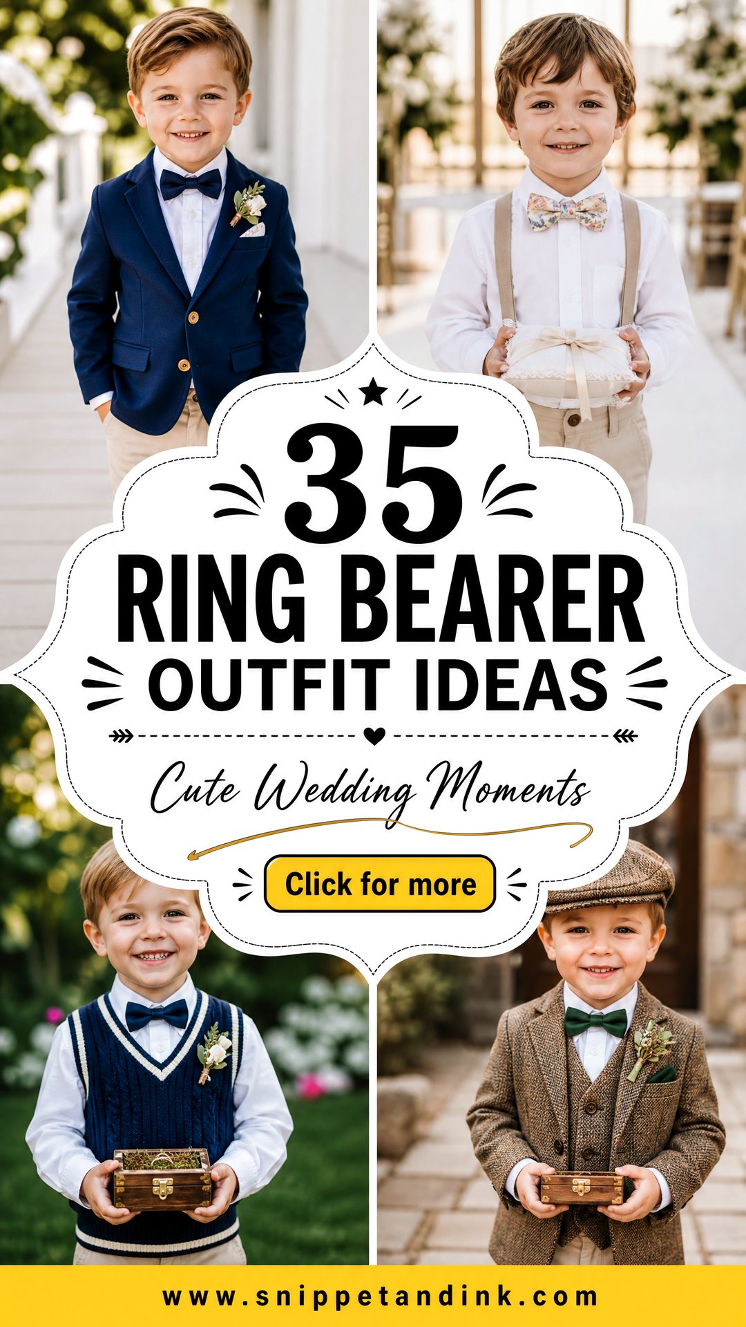 35 Ring Bearer Outfit Ideas for Cute Wedding Moments - 35 Ring Bearer Outfit Ideas for Cute Wedding Moments