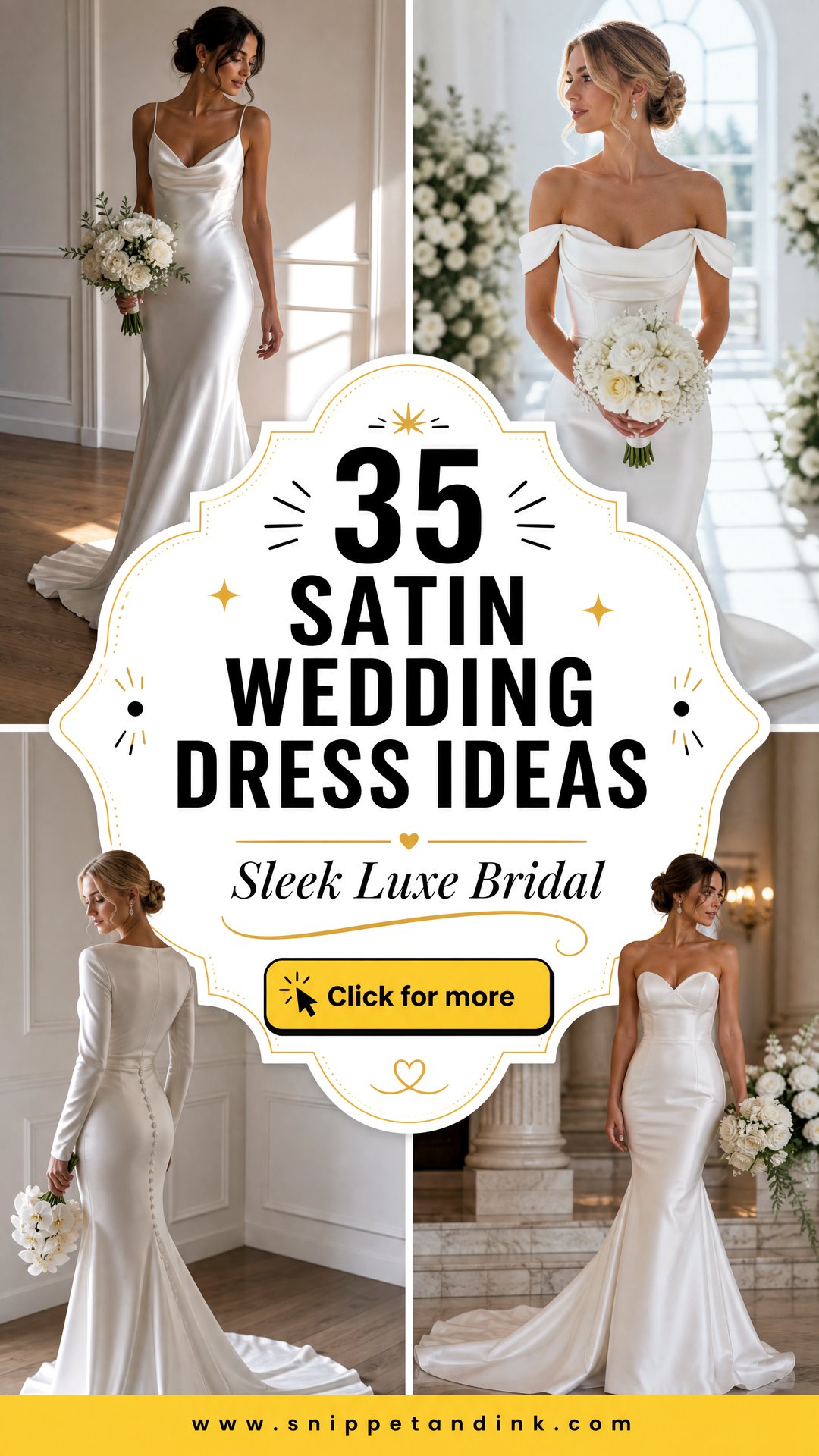 35 Satin Wedding Dress Ideas For Luxe Modern Brides - 35 Satin Wedding Dress Ideas For Luxe, Modern Brides