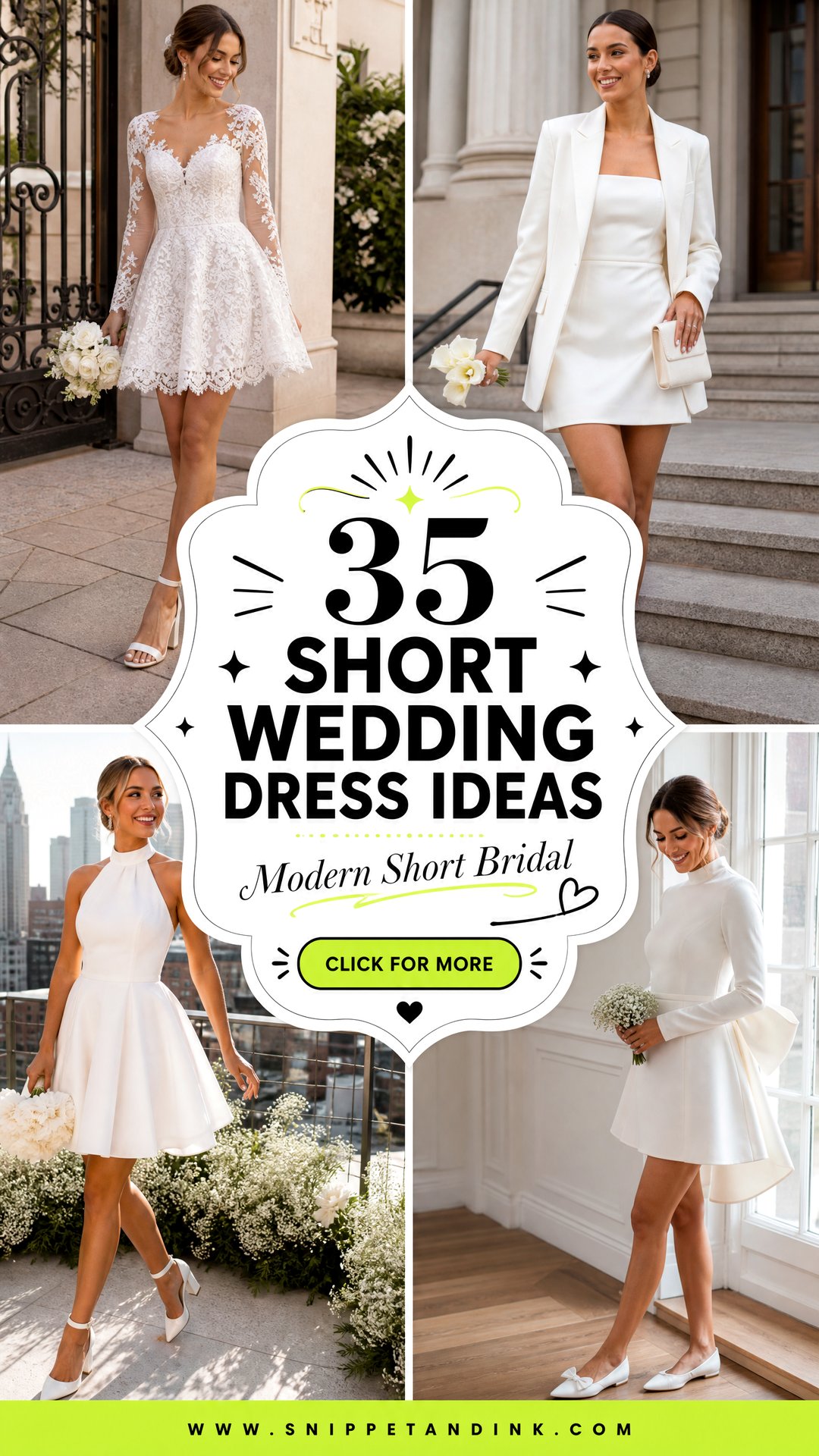 35 Short Wedding Dress Ideas for Modern Brides With Style - 35 Short Wedding Dress Ideas for Modern Brides With Style