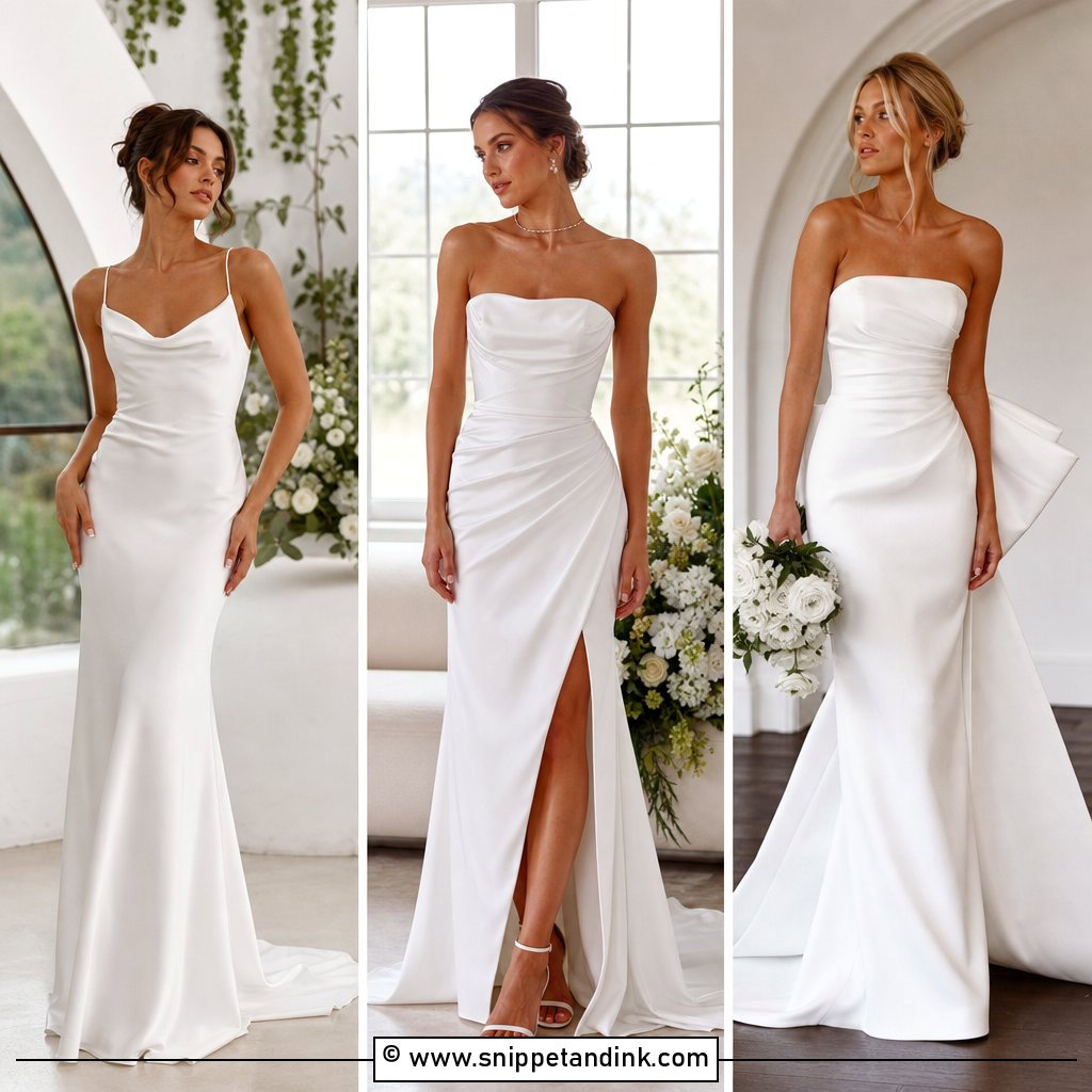 35 Silk Wedding Dress Ideas for Luxe Elegant Brides Today