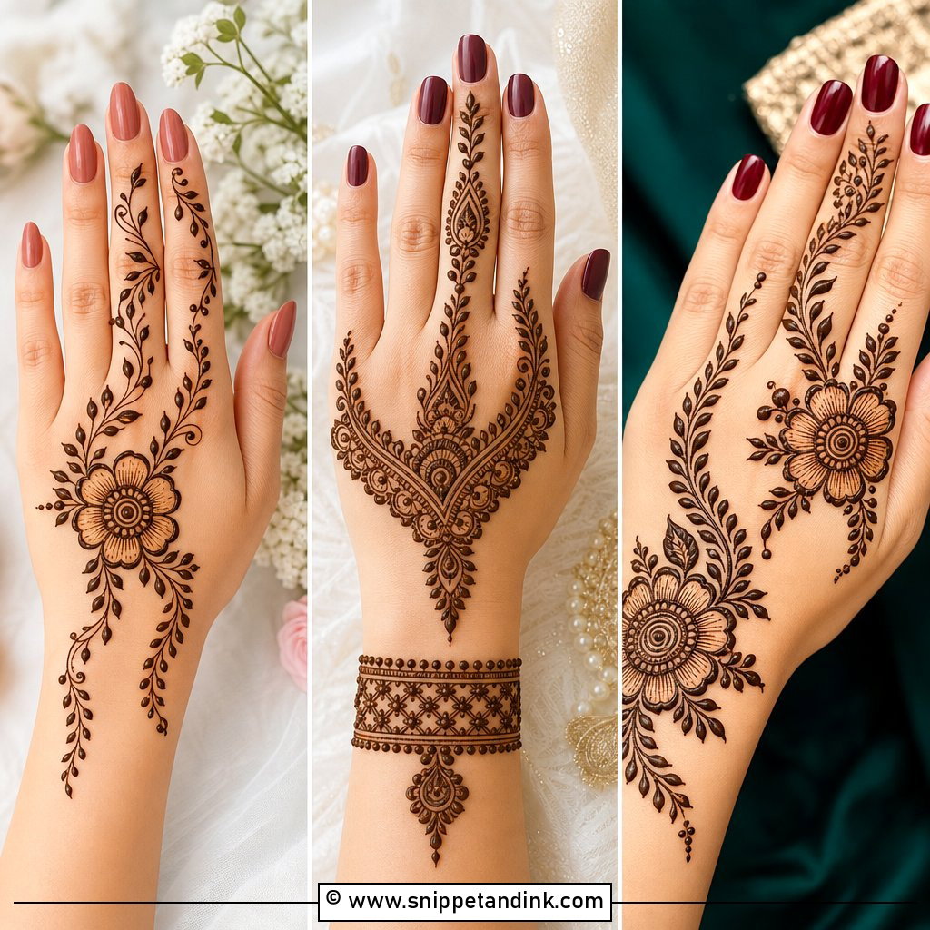 35 Simple Back Hand Mehndi Designs For Elegant Hands