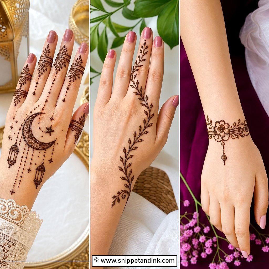 35 Simple Easy Mehndi Designs for Quick Festive Style