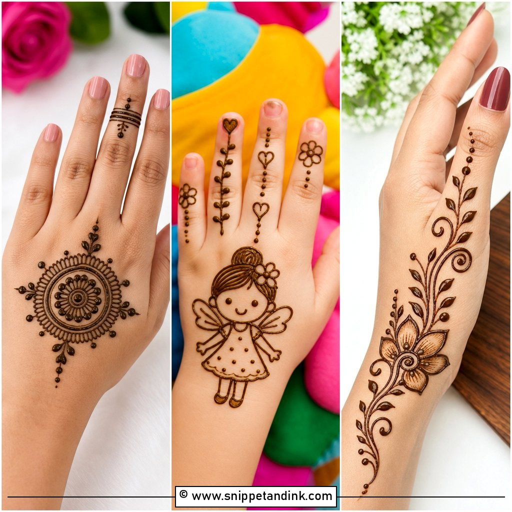 35 Simplest Mehndi Designs for Effortless Festive Beauty
