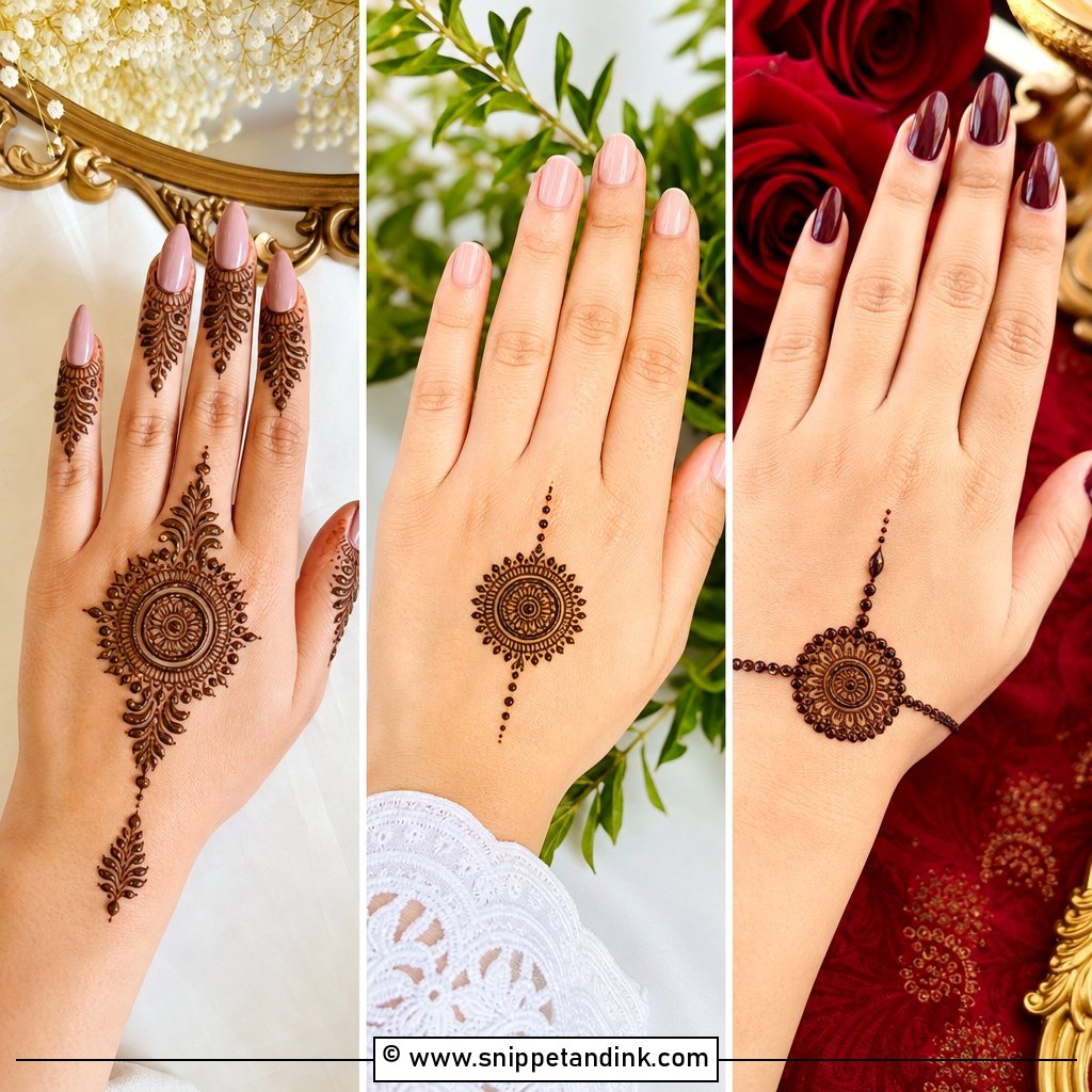 35 Tikki Mehndi Design Ideas for Classic Festive Hands
