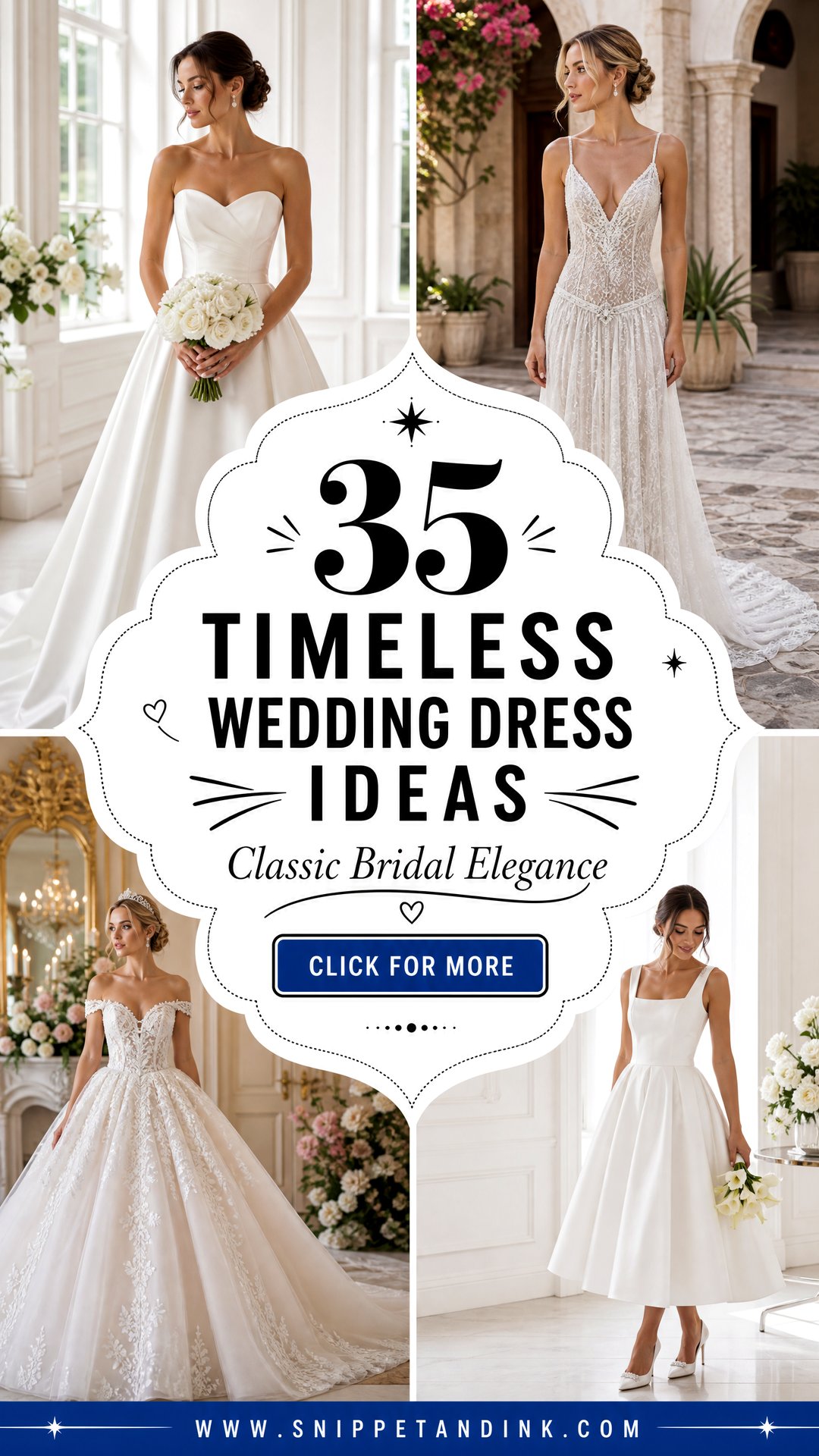 35 Timeless Wedding Dress Ideas for Classic Bridal Style - 35 Timeless Wedding Dress Ideas for Classic Bridal Style