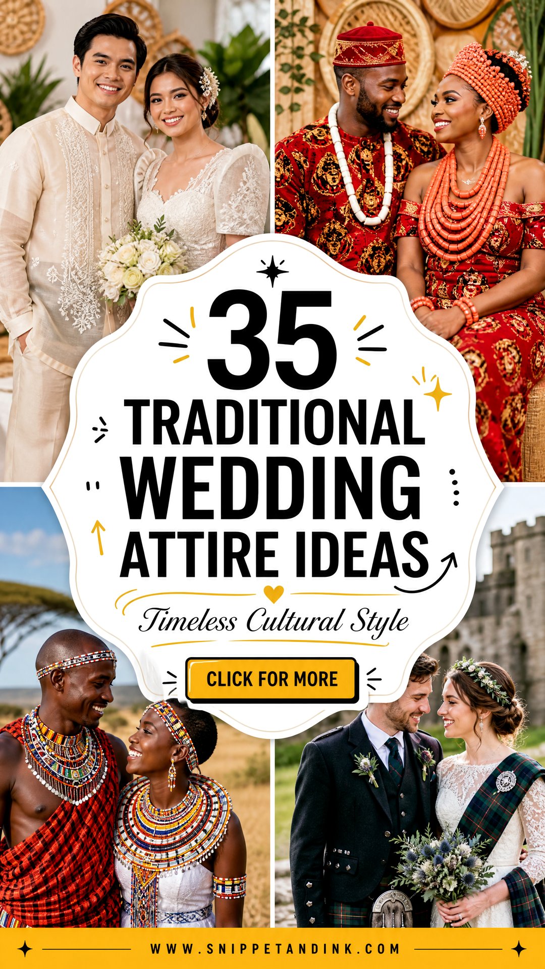 35 Traditional Wedding Attire Ideas for Timeless Style - 35 Traditional Wedding Attire Ideas for Timeless Style