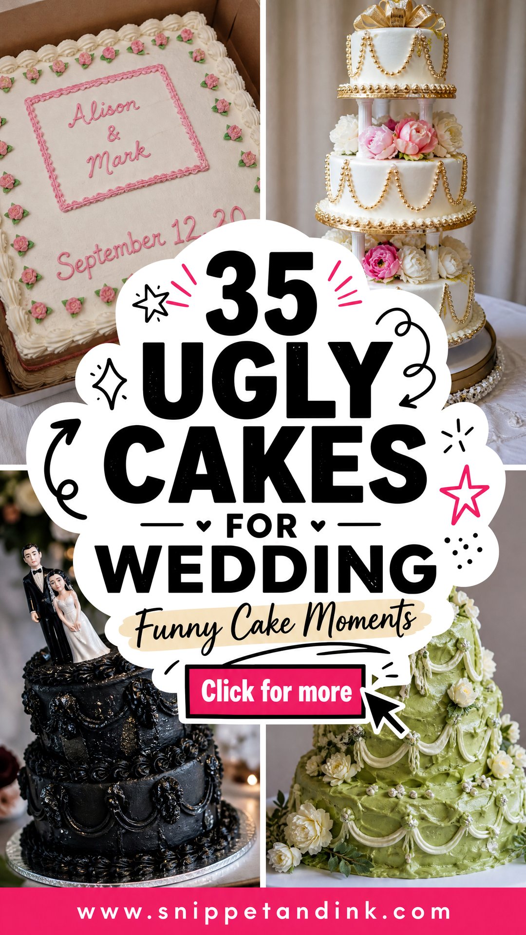 35 Ugly Cakes for Wedding That Are Funny and Unforgettable - 35 Ugly Cakes for Wedding That Are Funny and Unforgettable