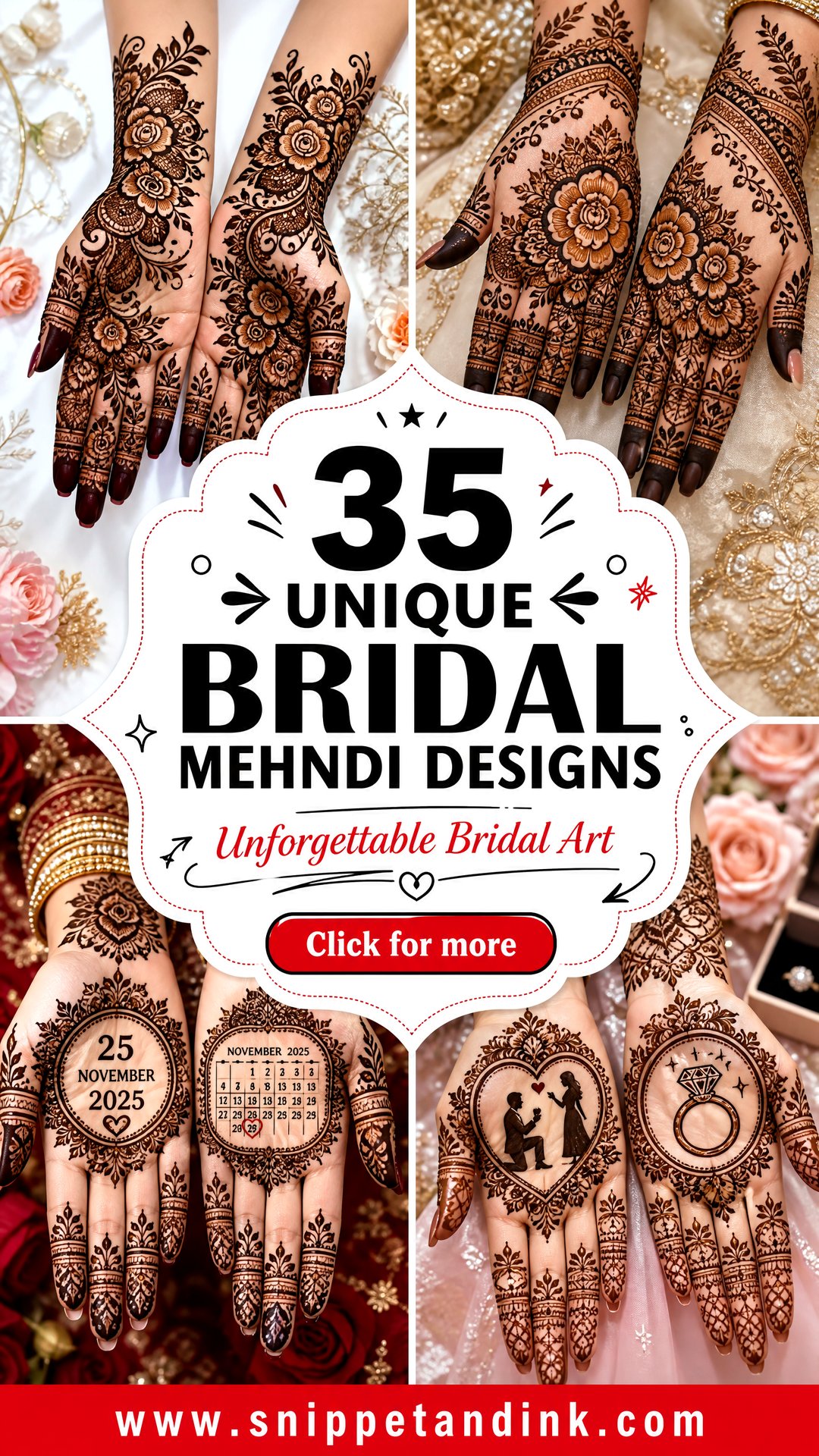35 Unique Bridal Mehndi Designs for an Unforgettable Look - 35 Unique Bridal Mehndi Designs for an Unforgettable Look