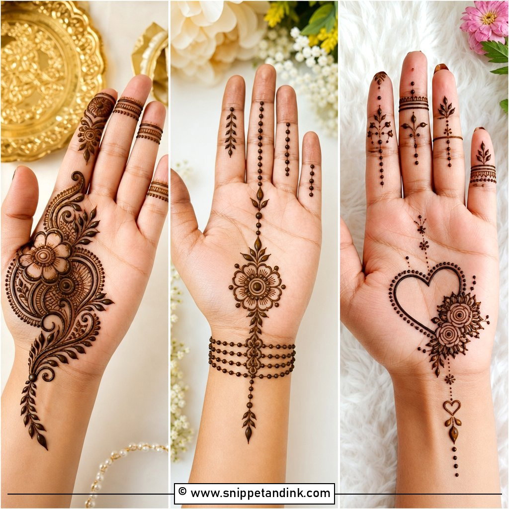 35 Unique Palm Mehndi Design Ideas for Gorgeous Hands