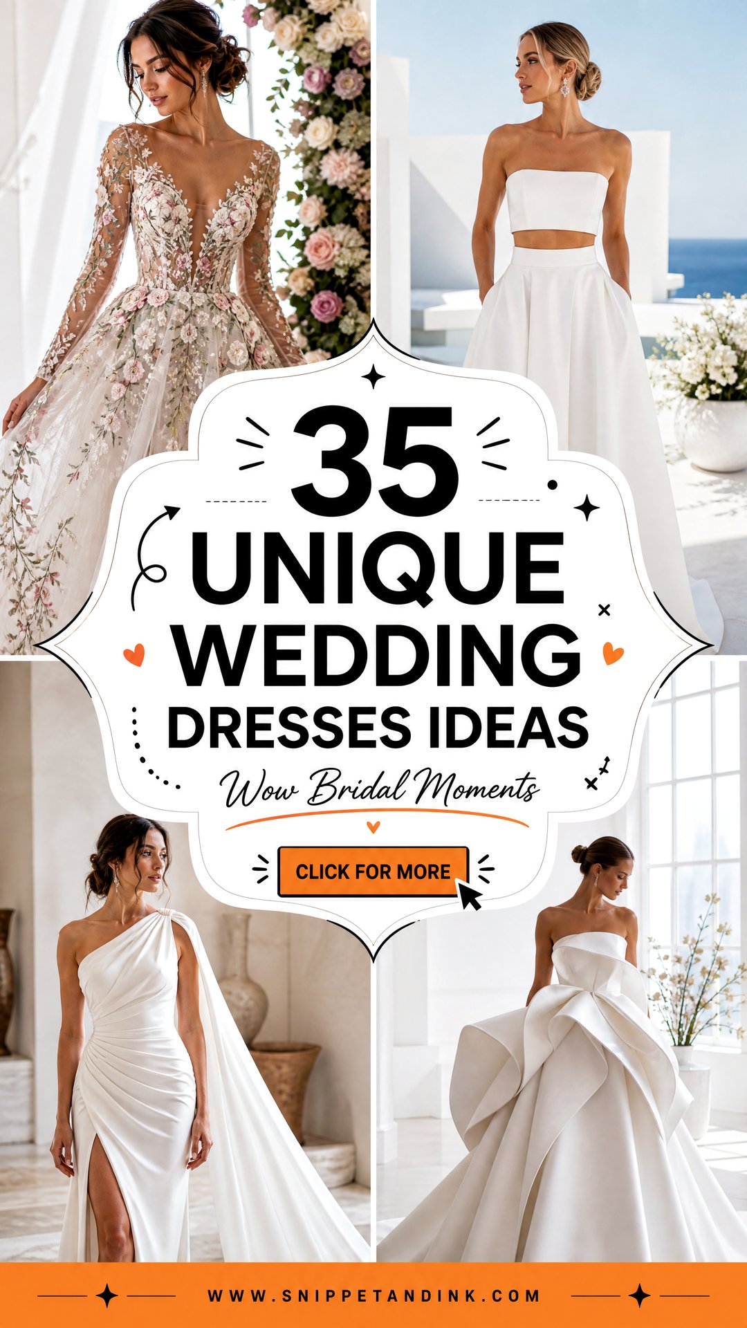 35 Unique Wedding Dresses for Brides Who Want Wow Style - 35 Unique Wedding Dresses for Brides Who Want Wow Style
