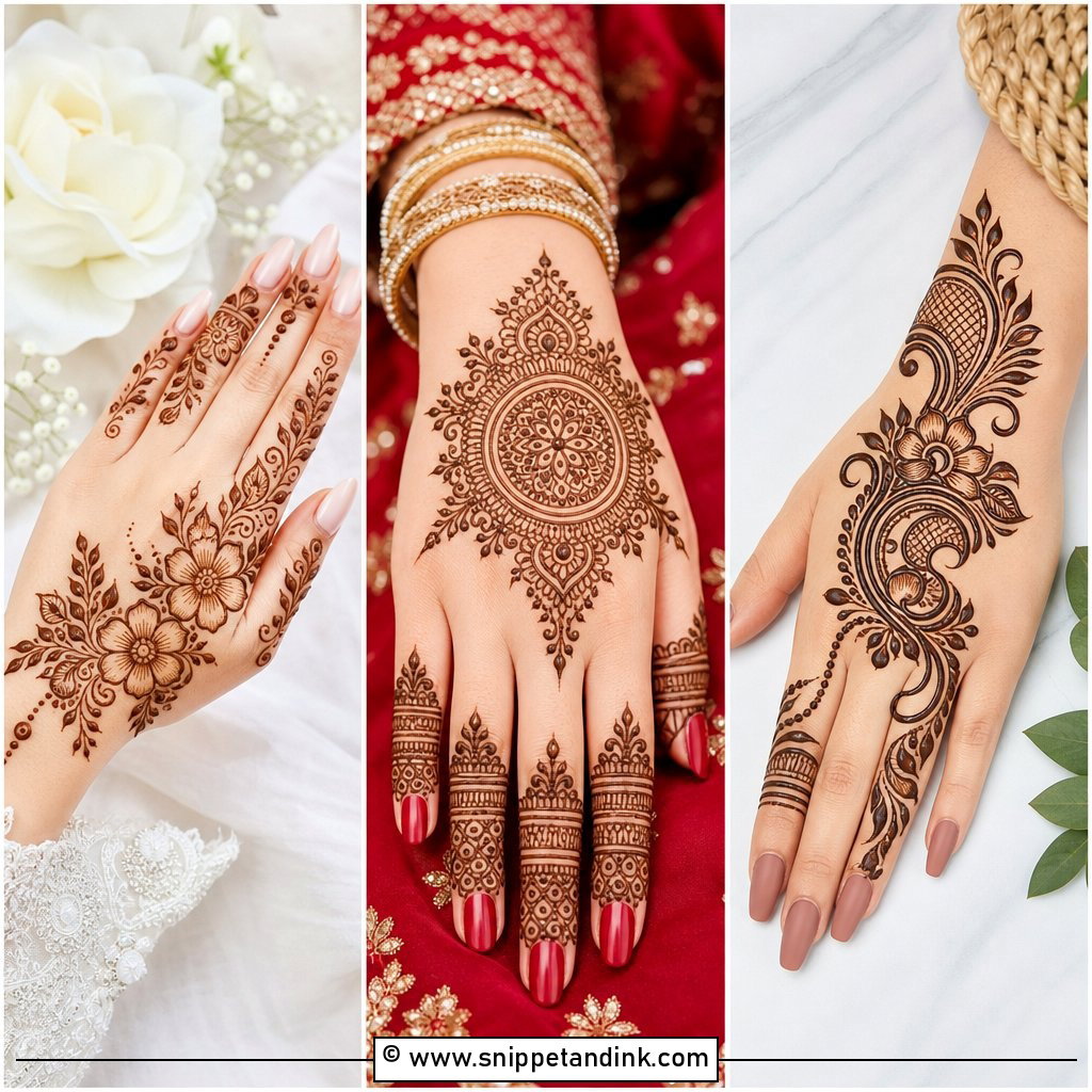 35 Very Simple Mehndi Designs for Effortless Beauty