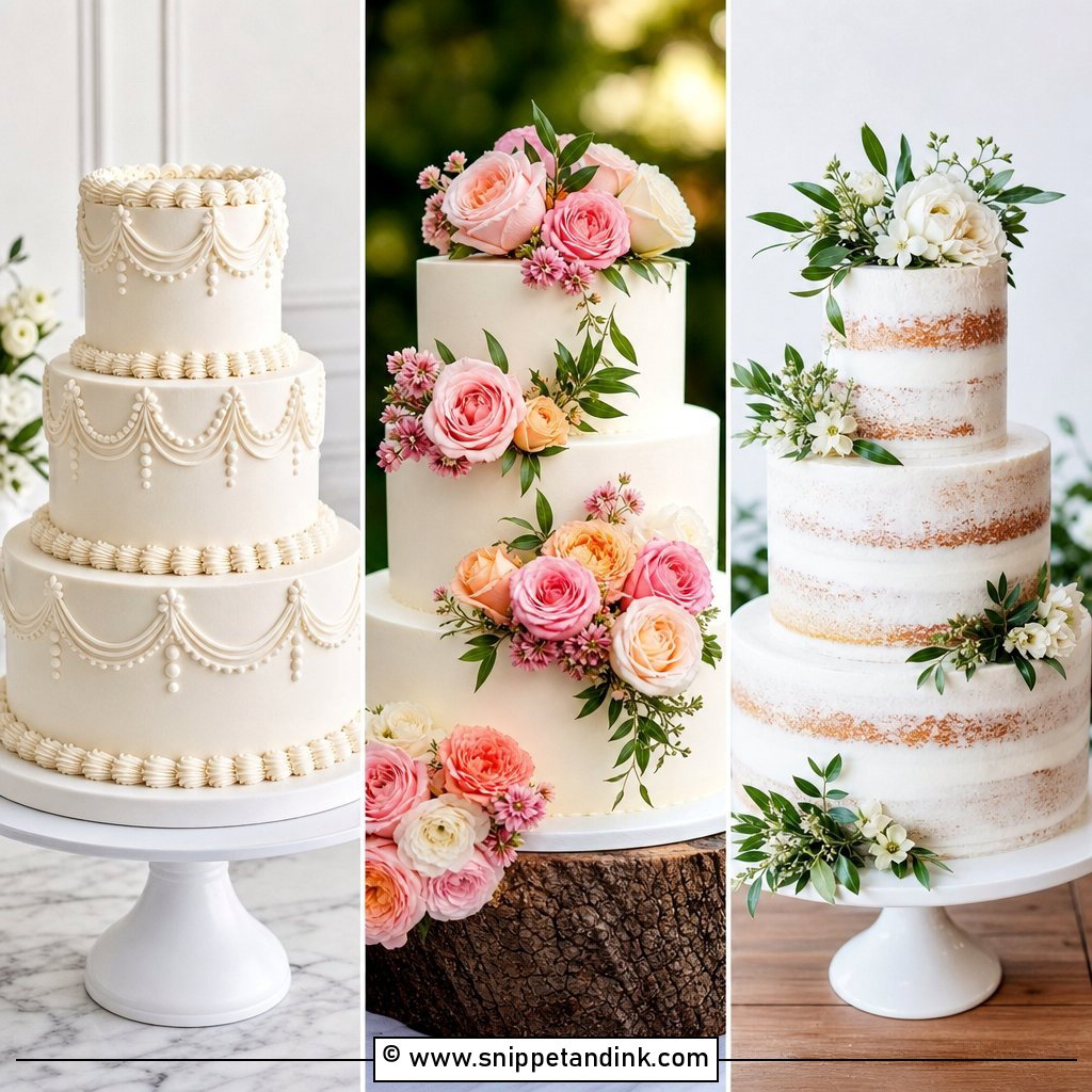 35 Wedding Cake Designs for a Stunning Modern Reception