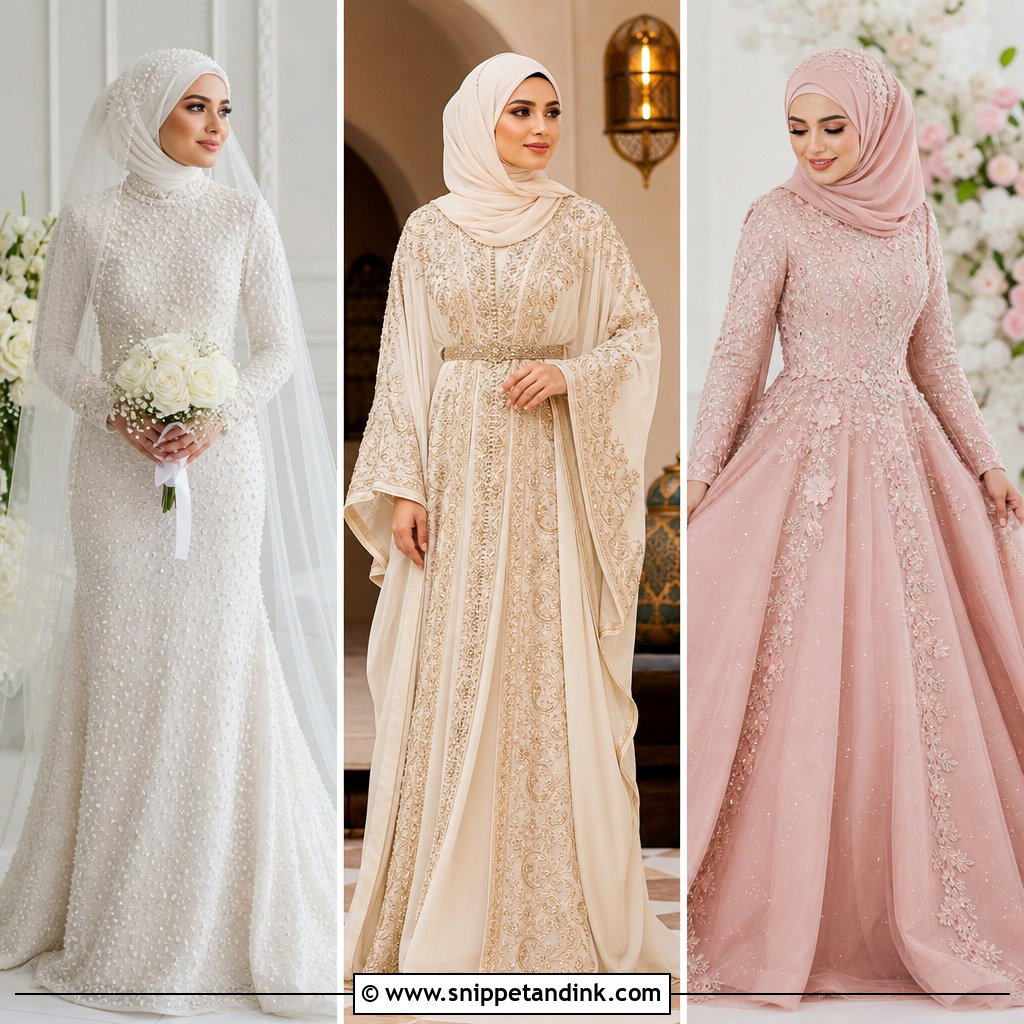 35 Wedding Dress Hijab Ideas